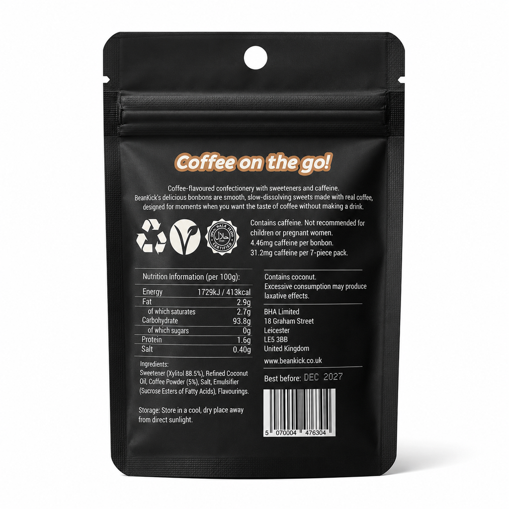 BeanKick Double Espresso Flavour Pocket Coffee Mints