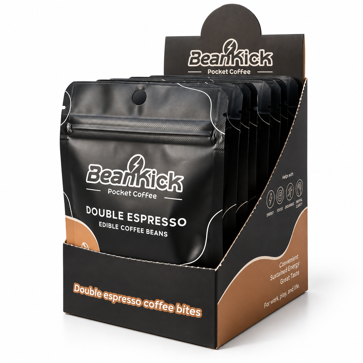 BeanKick Double Espresso Flavour Pocket Coffee Mints