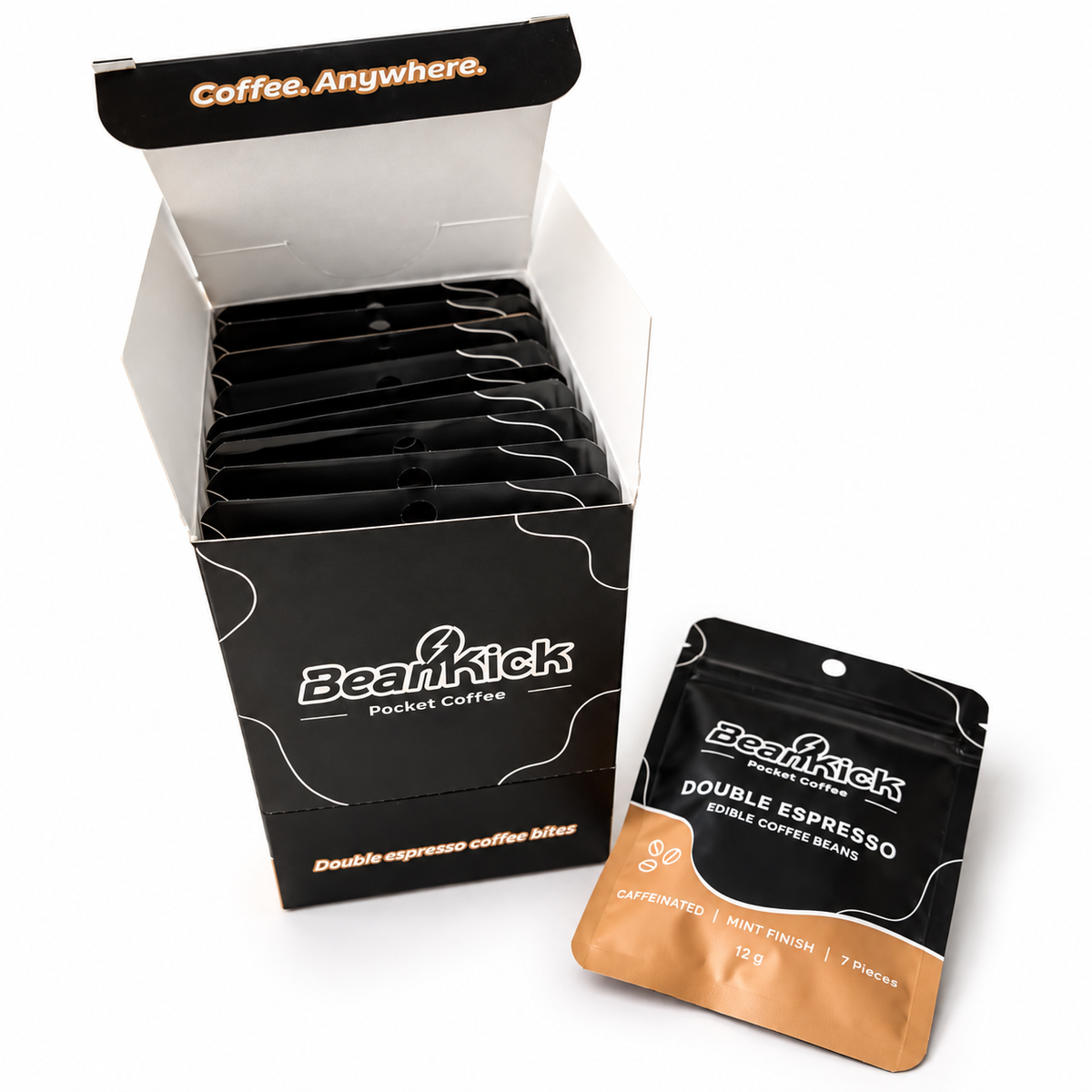 BeanKick Double Espresso Flavour Pocket Coffee Mints