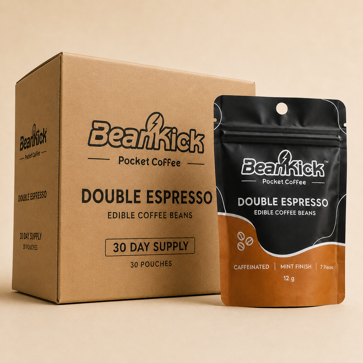 Double Espresso Pocket Coffee – 30 Day Supply