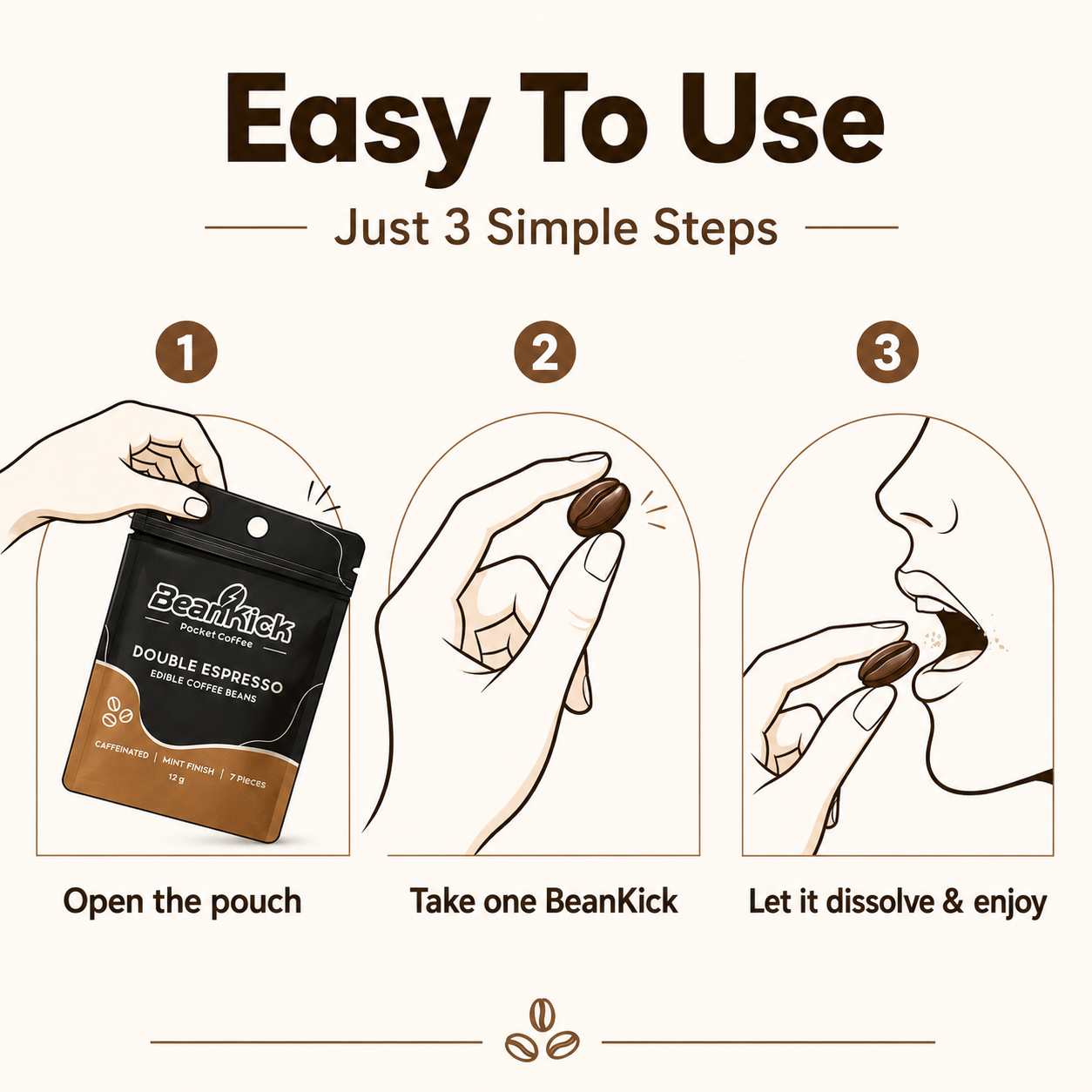 Double Espresso Pocket Coffee – 10 Pouch Pack