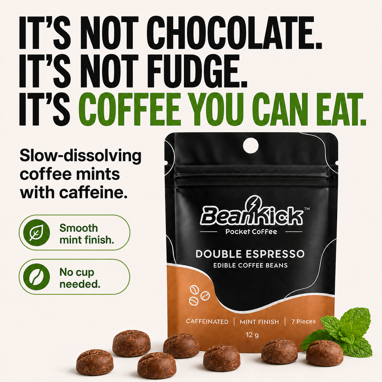 Double Espresso Pocket Coffee – 10 Pouch Pack