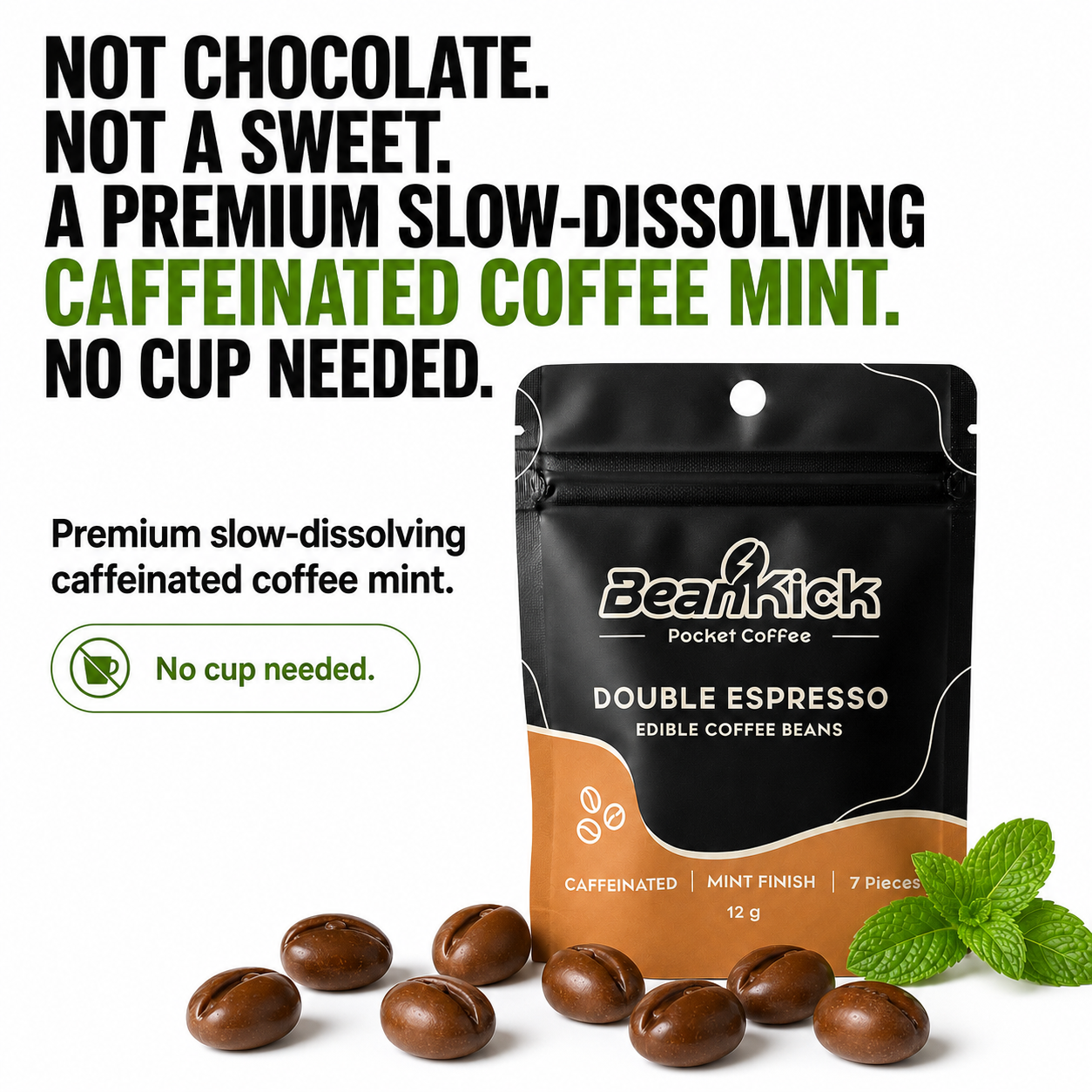 Double Espresso Pocket Coffee – 10 Pouch Pack