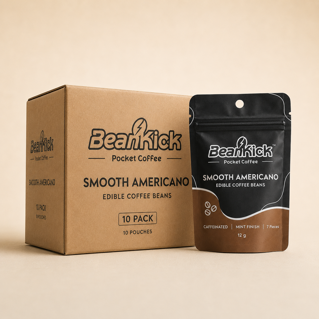 Smooth Americano Pocket Coffee – 10 Pouch Pack