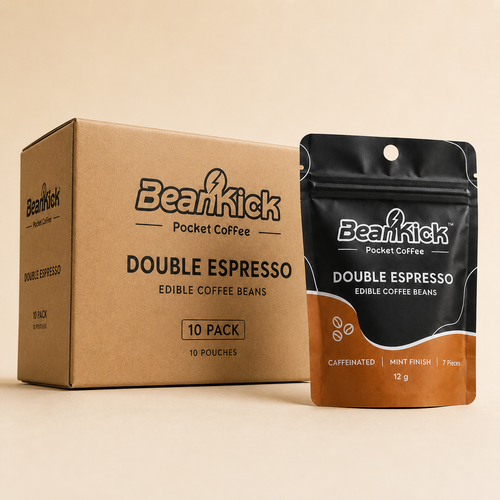 Double Espresso Pocket Coffee – 10 Pouch Pack