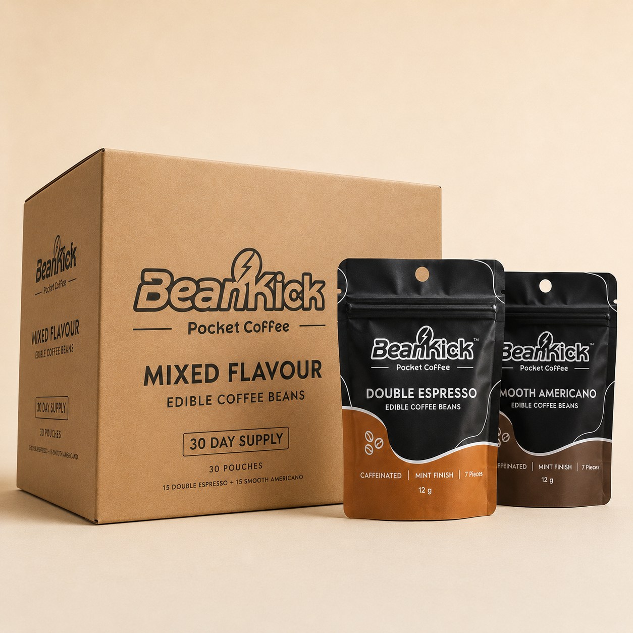 Mixed Flavour Pocket Coffee – 30 Day Supply