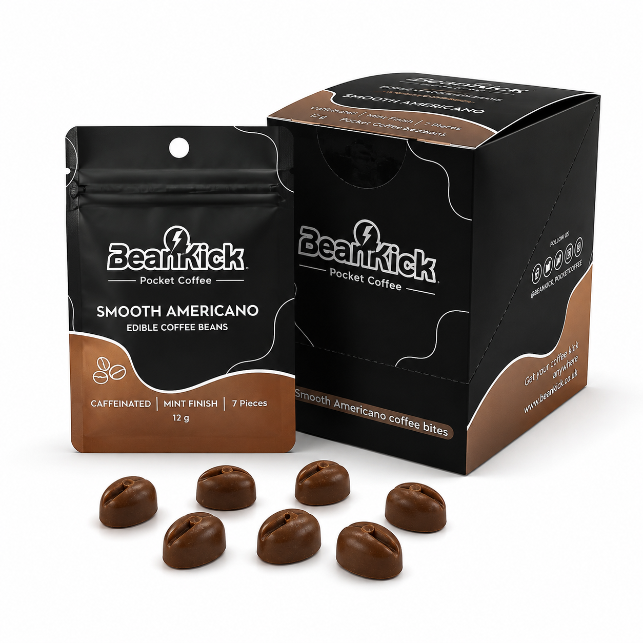 Smooth Americano Pocket Coffee – 10 Pouch Pack